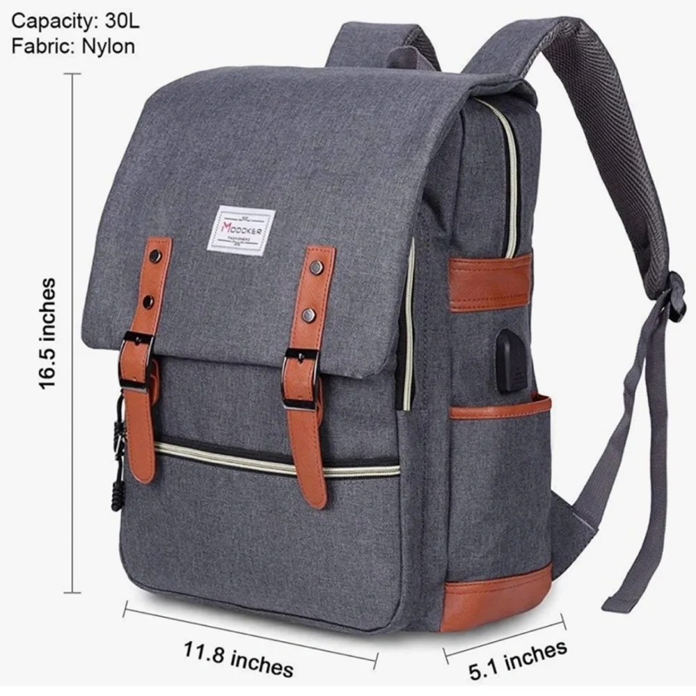 Like New Laptop Backpack with USB Charger and Charging Port